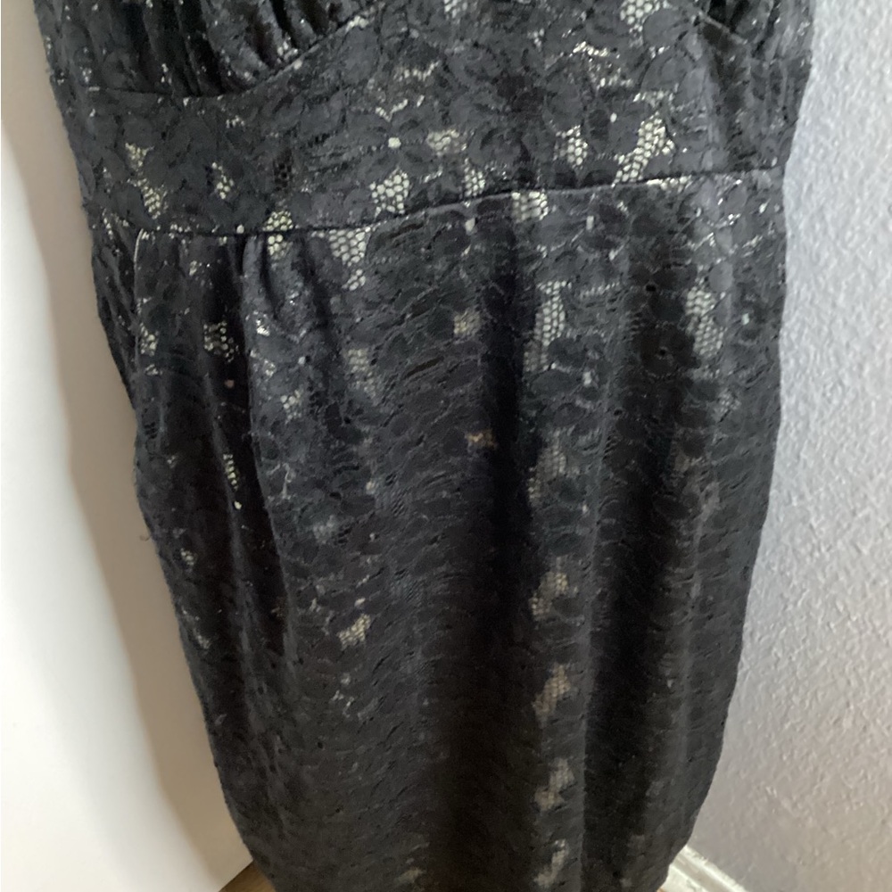 NWOT Torrid Black and Gold Lace Dress 16 - Picture 3 of 11